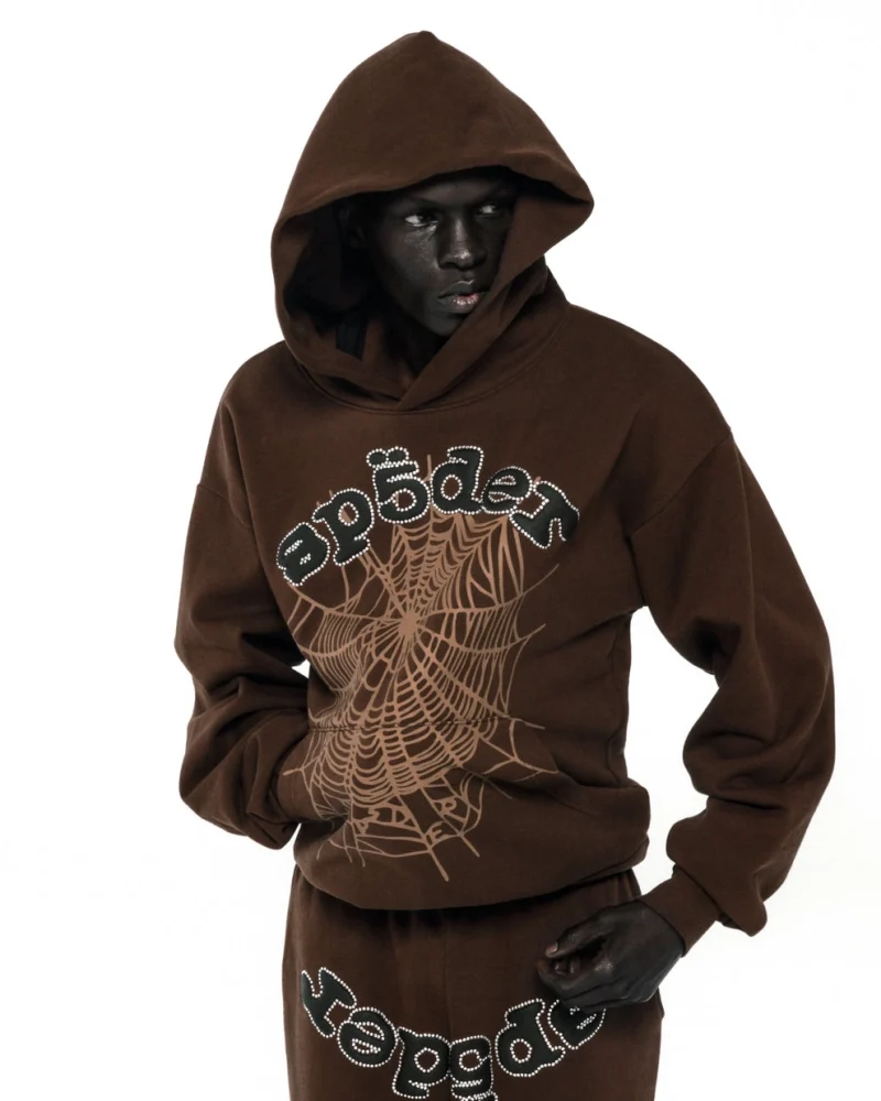 Sp5der Rhinestone Og Web Tracksuit 2