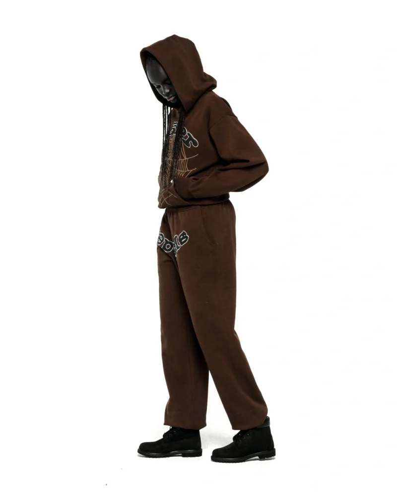 Sp5der Rhinestone Og Web Tracksuit 5