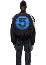 Sp5der Satin Bomber Jacket 1