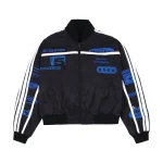 Sp5der Satin Bomber Jacket