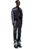 Sp5der Satin Bomber Jacket 2