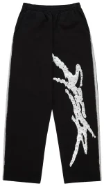 Sp5der Screaming Eagle Black Sweatpant