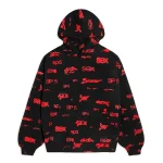 Sp5der Sex Aop Black Hoodie