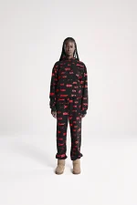 Sp5der Sex Aop Black Hoodie 5