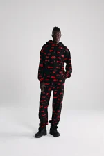 Sp5der Sex Aop Black Hoodie 6