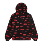 Sp5der Sex Aop Black Hoodie 9