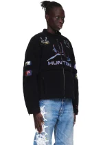 Sp5der Sherpa Hunter Moto Black Jacket 5