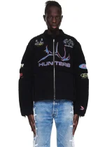 Sp5der Sherpa Hunter Moto Black Jacket 7