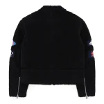 Sp5der Sherpa Hunter Moto Black Jacket 8