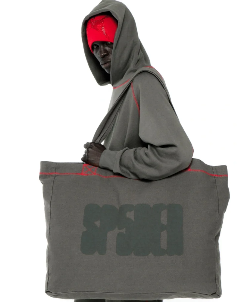 Sp5der Slate Contrast Tote Bag 1