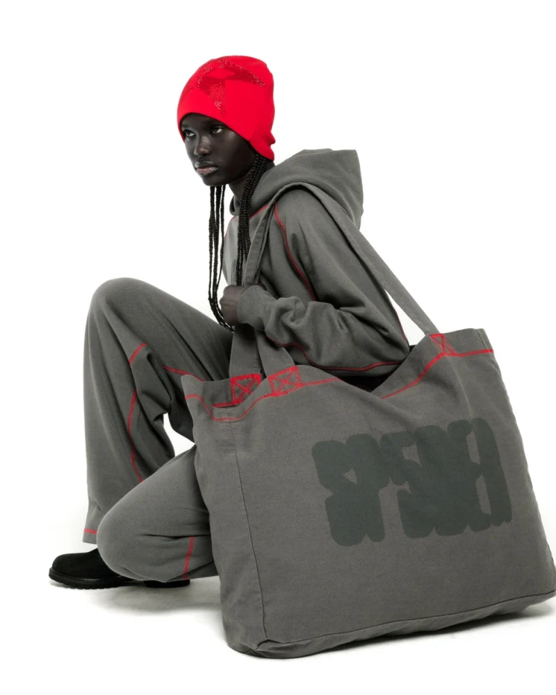 Sp5der Slate Contrast Tote Bag 2