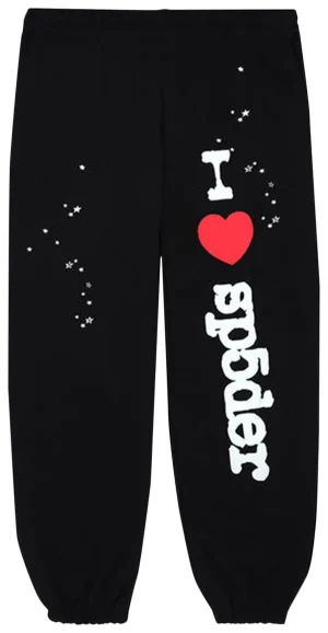 Sp5der Souvenir Black Sweatpant