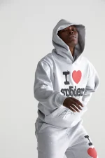 Sp5der Souvenir Hoodie Heather Grey 2