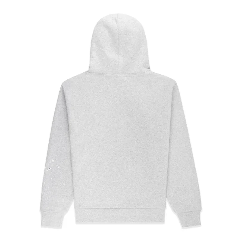 Sp5der Souvenir Hoodie Heather Grey 6