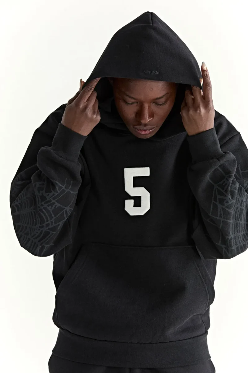 Sp5der Stadium Black Hoodie 4