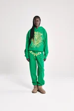 Sp5der Star Og Web V2 Green Hoodie 3