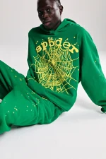 Sp5der Star Og Web V2 Green Hoodie 4