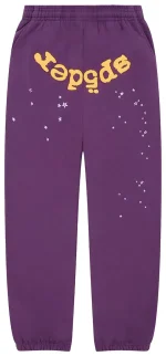 Sp5der Star Og Web V2 Purple Sweatpant