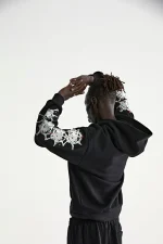 Sp5der Stone Black Hoodie 1