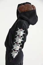 Sp5der Stone Black Hoodie 3