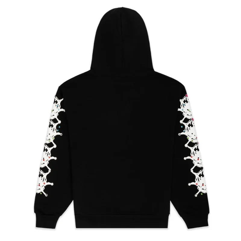 Sp5der Stone Black Hoodie 8