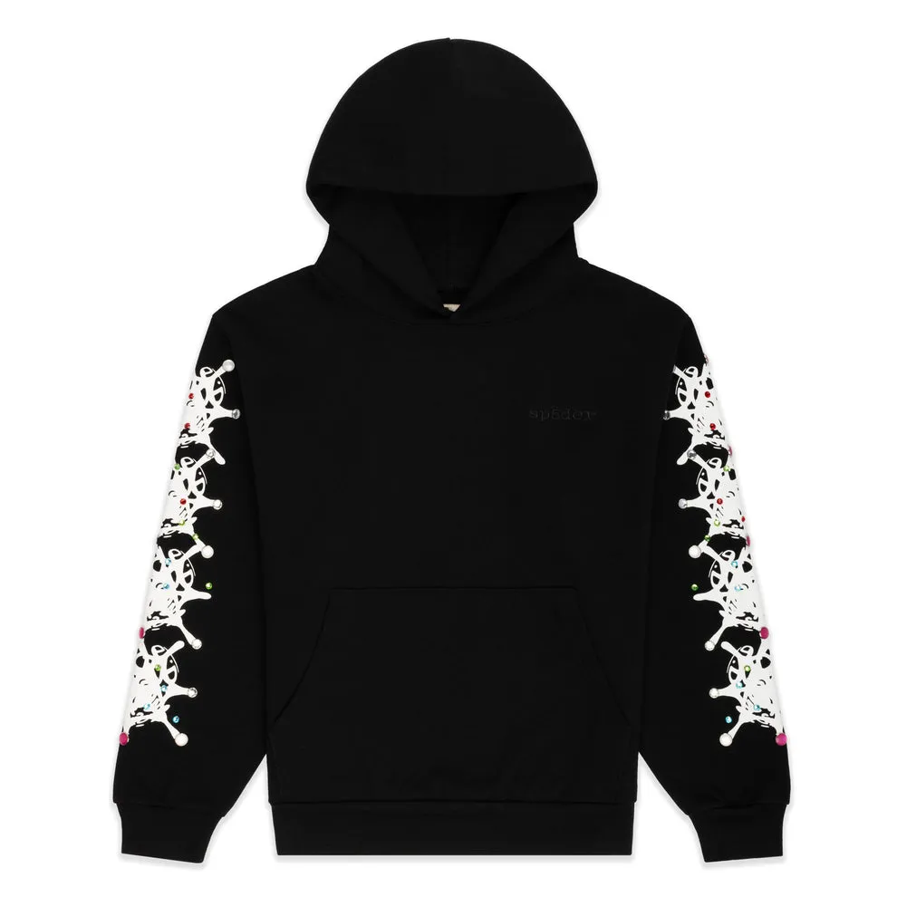 Sp5der Stone Black Hoodie Sp5der Stone Black Hoodie
