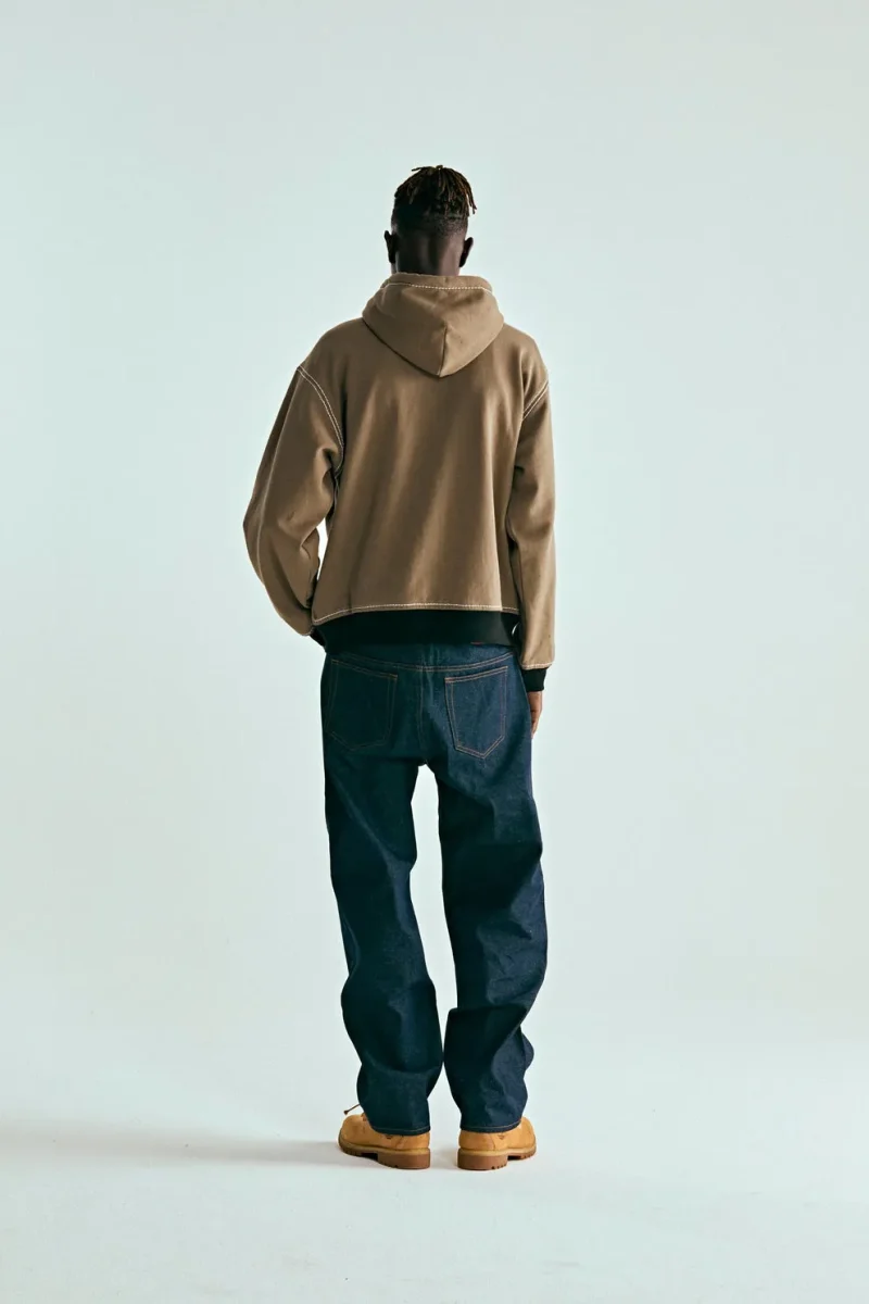 Sp5der T F Zip Brown Hoodie 2