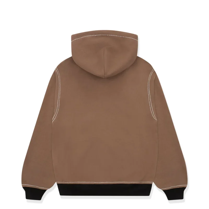 Sp5der T F Zip Brown Hoodie 8