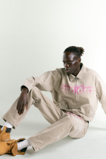 Sp5der Tan Canvas Work Jacket 1