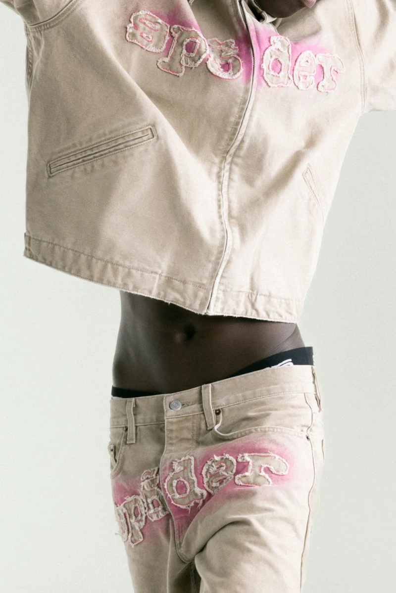 Sp5der Tan Canvas Work Jacket 2