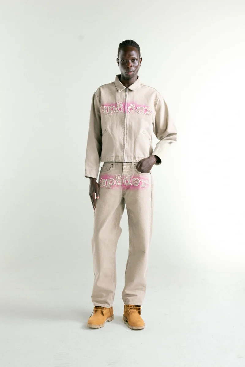 Sp5der Tan Canvas Work Jacket 6