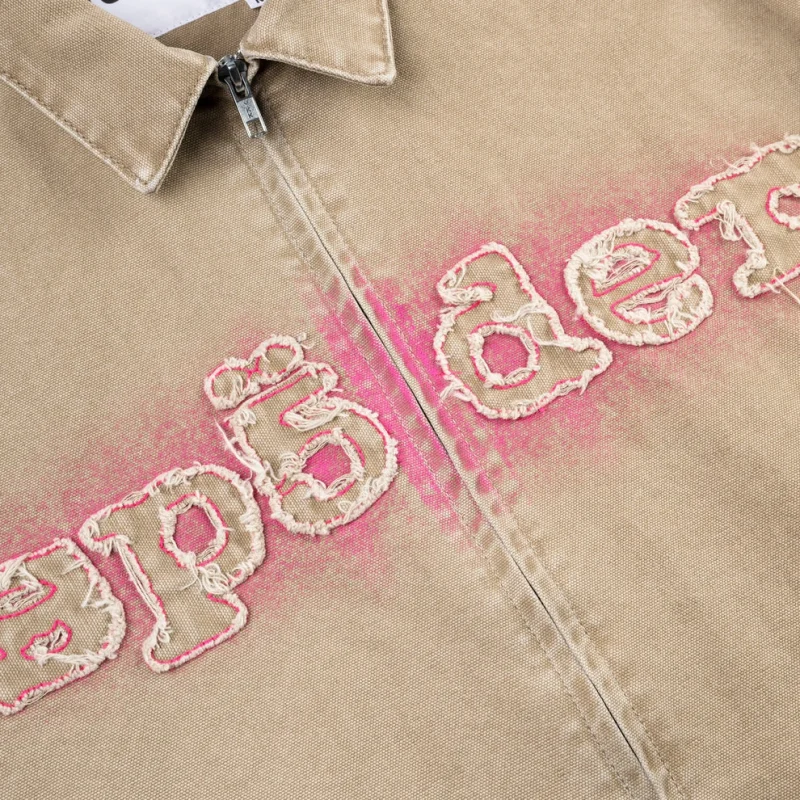 Sp5der Tan Canvas Work Jacket 9