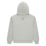 Sp5der Tonal Punk V2 Sport Grey Hoodie 11