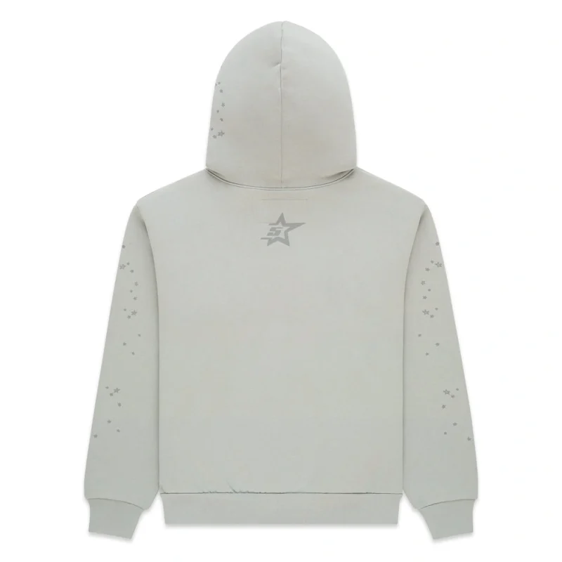 Sp5der Tonal Punk V2 Sport Grey Hoodie 11