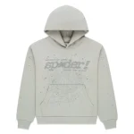 Sp5der Tonal Punk V2 Sport Grey Hoodie