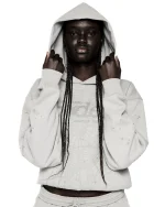 Sp5der Tonal Punk V2 Sport Grey Hoodie 2