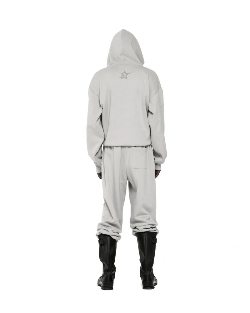 Sp5der Tonal Punk V2 Sport Grey Hoodie 3