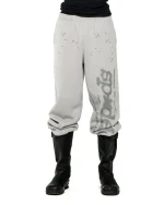 Sp5der Tonal Punk V2 Sport Grey Sweatpant 2