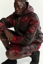 Sp5der V2 Web Leather Black Jacket 3