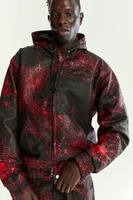 Sp5der V2 Web Leather Black Jacket 4