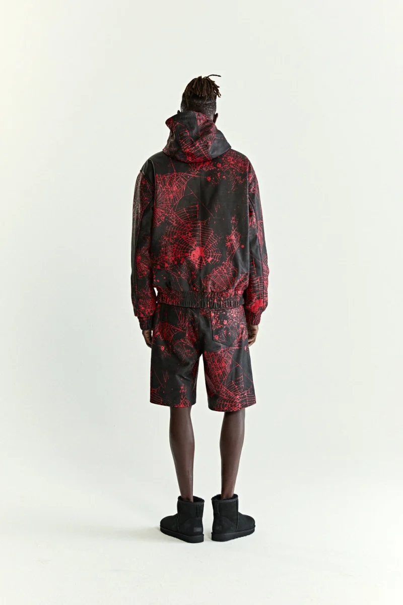 Sp5der V2 Web Leather Black Jacket 5