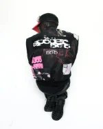 Sp5der Vet Bomber Black Jacket 1