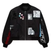 Sp5der Vet Bomber Black Jacket