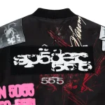 Sp5der Vet Bomber Black Jacket 11