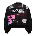 Sp5der Vet Bomber Black Jacket 13