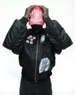 Sp5der Vet Bomber Black Jacket 2