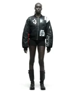Sp5der Vet Bomber Black Jacket 8