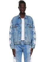 Sp5der Vintage Web Denim Trucker Jacket 1