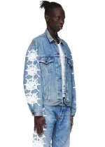 Sp5der Vintage Web Denim Trucker Jacket 2