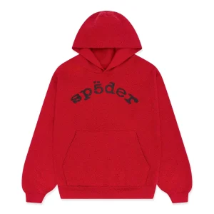 Sp5der Vvs Red Hoodie